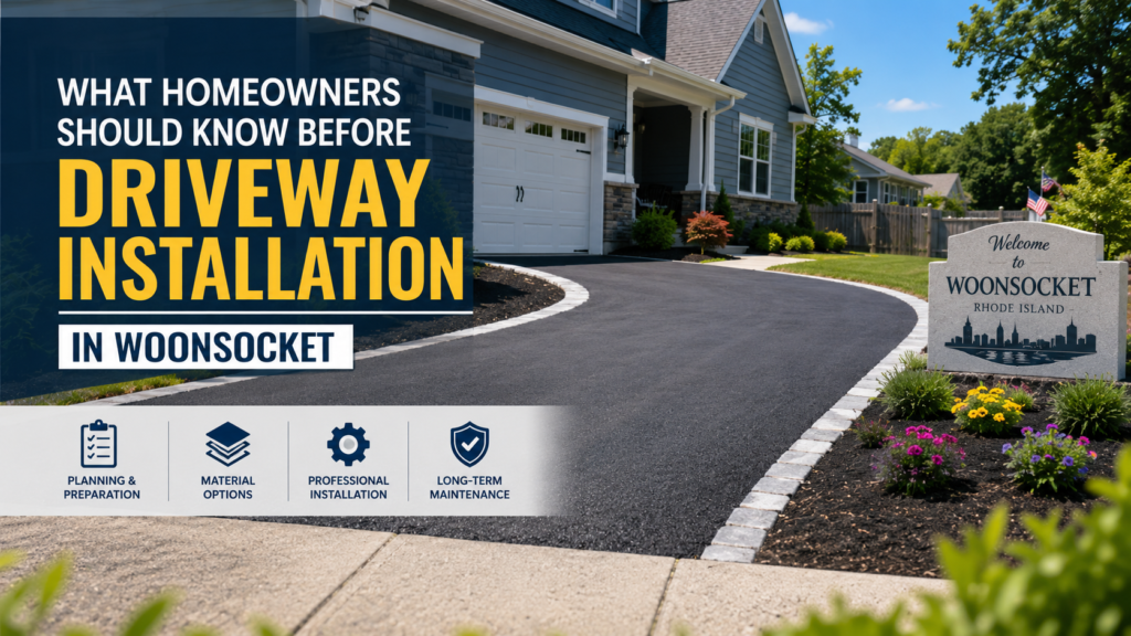 What Homeowners Should Know Before Driveway Installation in Woonsocket